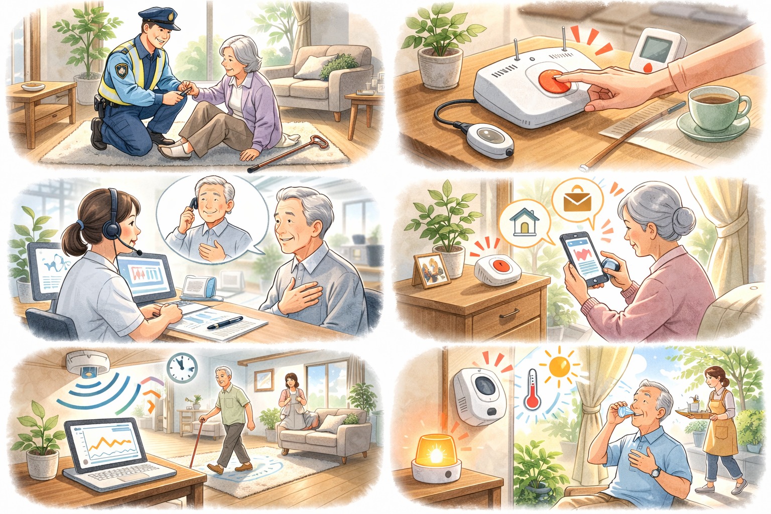 お近くの高齢者見守りサービス